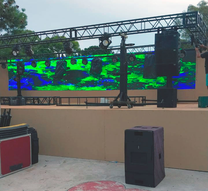 Operación técnica de pantalla LED exterior