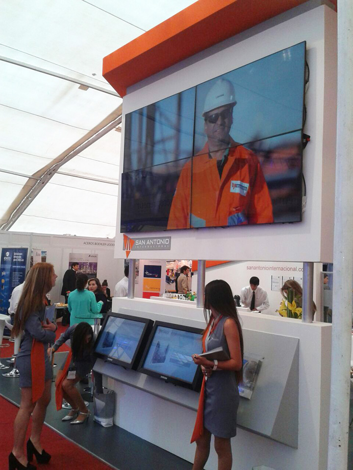 Monitores Touch y Videowall