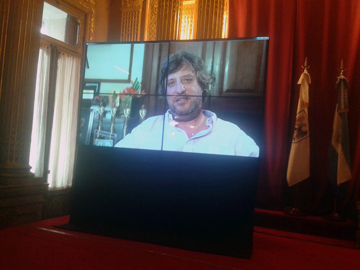 Videowall 2x2 en la Legislatura Porteña