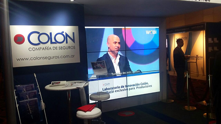 Videowall stand para expo